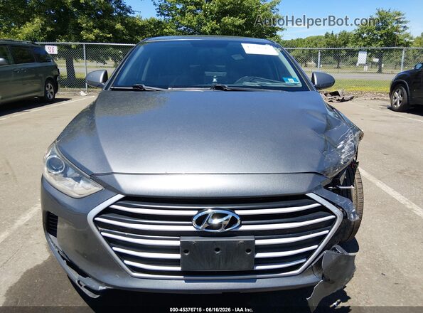 5NPD74LF9JH286732 2018 HYUNDAI ELANTRA Gray ხელსაწყოთა პანელის ხედი