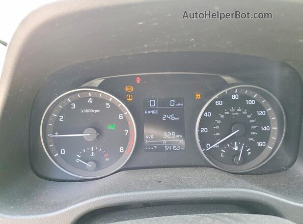 5NPD74LF9JH310169 2018 HYUNDAI ELANTRA Black Instrument cluster view