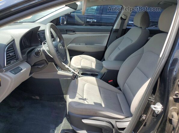 5NPD74LF9JH310169 2018 HYUNDAI ELANTRA Black Front interior view