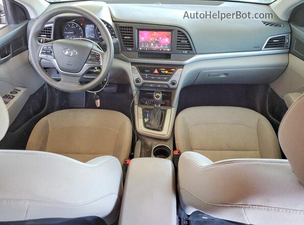 5NPD74LF9JH351482 2018 HYUNDAI ELANTRA Gray 