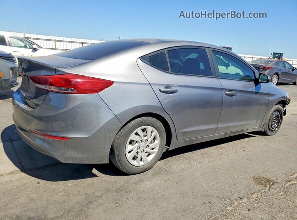 5NPD74LF9JH351482 2018 HYUNDAI ELANTRA Gray 