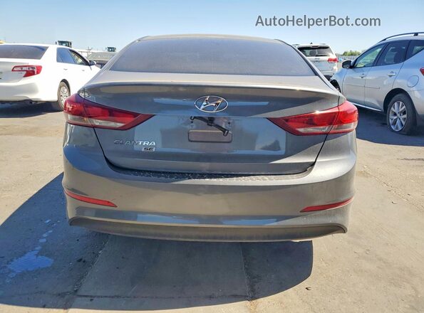 5NPD74LF9JH351482 2018 HYUNDAI ELANTRA Gray 