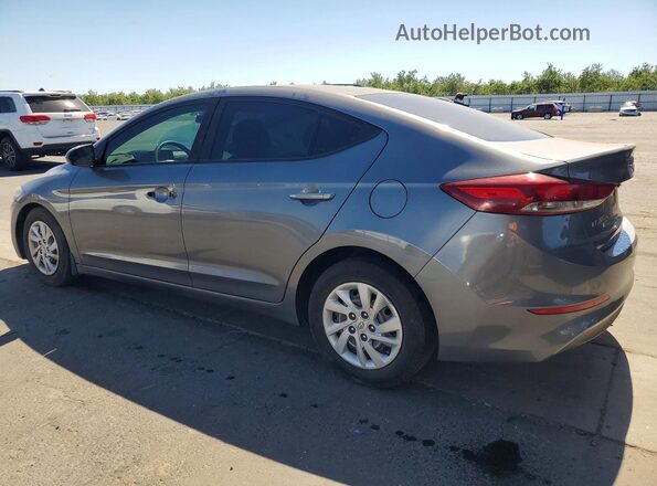 5NPD74LF9JH351482 2018 HYUNDAI ELANTRA Gray 
