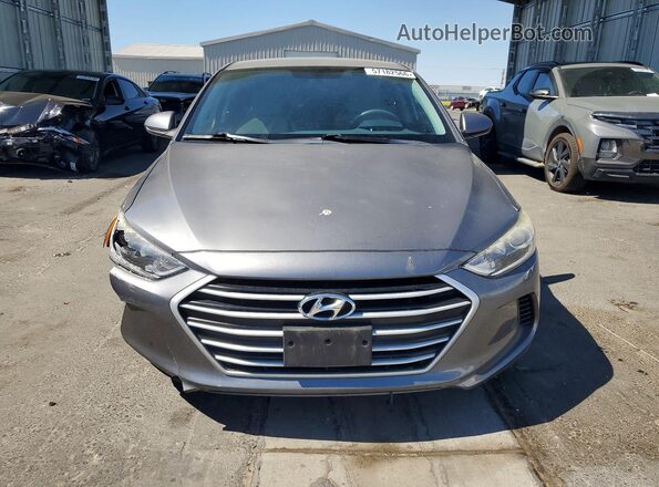 5NPD74LF9JH351482 2018 HYUNDAI ELANTRA Gray 