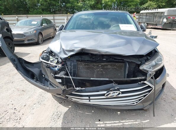 5NPD74LF9JH394669 2018 HYUNDAI ELANTRA Gray Widok z przodu