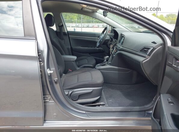 5NPD74LF9JH394669 2018 HYUNDAI ELANTRA Gray Widok wnętrza z przodu