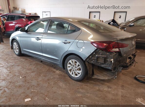 5NPD74LF9KH470666 2019 HYUNDAI ELANTRA Gray Trasero izquierdo