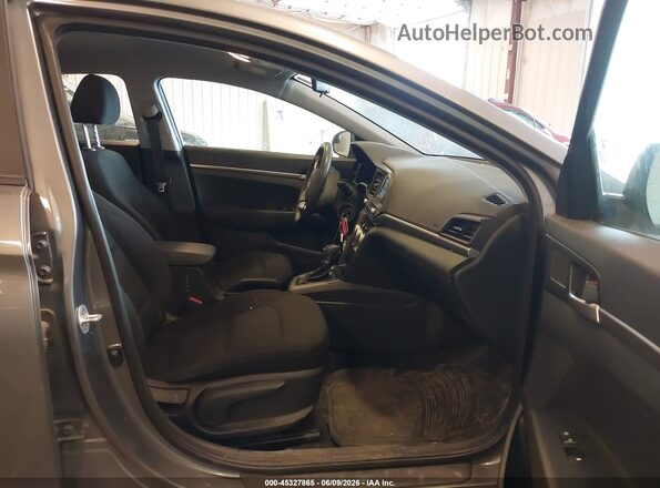 5NPD74LF9KH470666 2019 HYUNDAI ELANTRA Gray Vista interior delantera