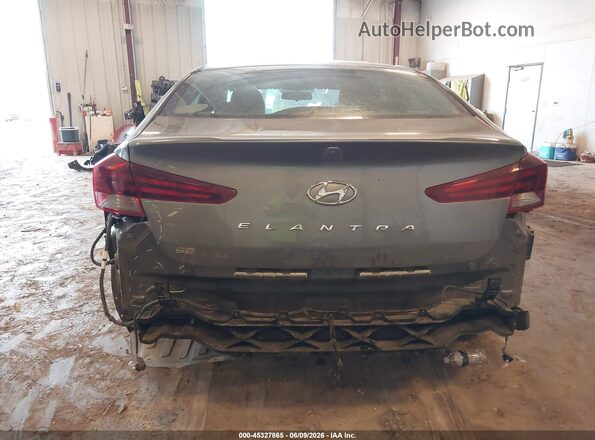 5NPD74LF9KH470666 2019 HYUNDAI ELANTRA Gray Vista frontal