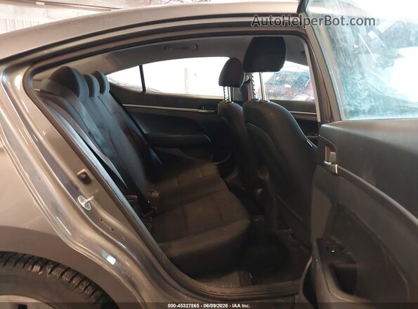 5NPD74LF9KH470666 2019 HYUNDAI ELANTRA Gray Vista de la etiqueta del VIN