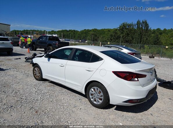 5NPD74LF9LH498243 2020 HYUNDAI ELANTRA Белый Задняя левая четверть