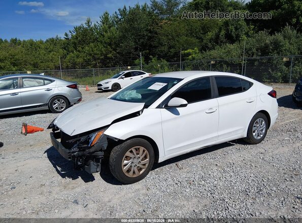 5NPD74LF9LH498243 2020 HYUNDAI ELANTRA Белый Передняя левая четверть