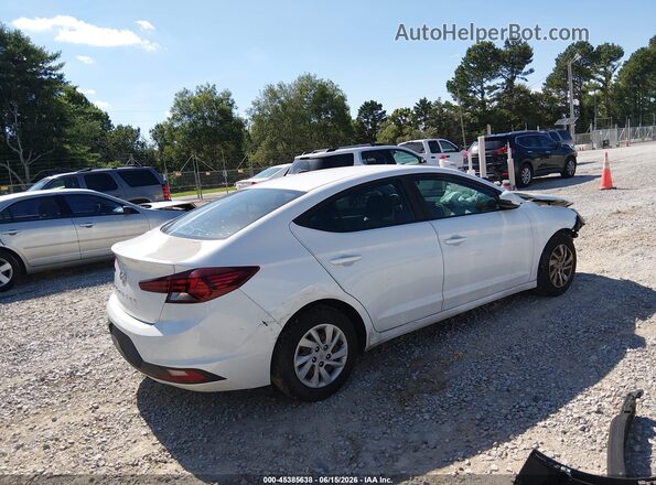 5NPD74LF9LH498243 2020 HYUNDAI ELANTRA Белый Задняя правая четверть