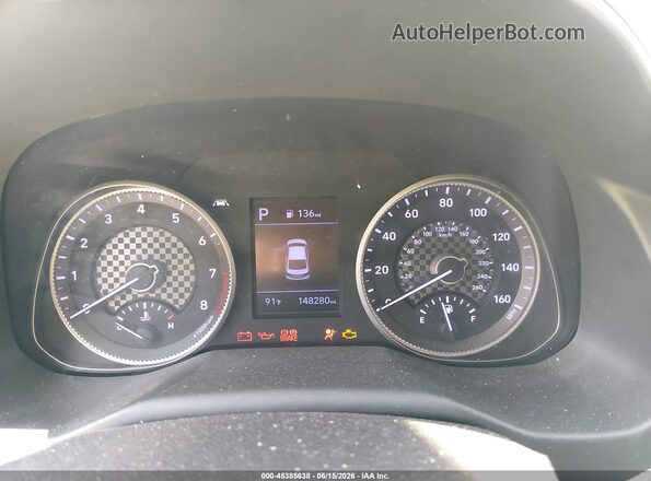 5NPD74LF9LH498243 2020 HYUNDAI ELANTRA Белый Вид задних сидений