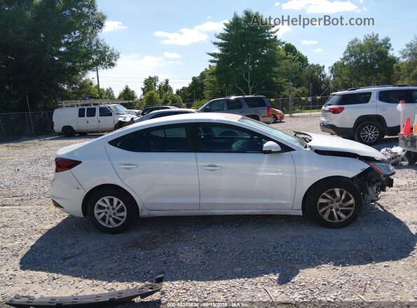 5NPD74LF9LH498243 2020 HYUNDAI ELANTRA Белый Вид задней части салона