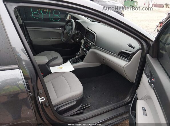 5NPD74LF9LH603475 2020 HYUNDAI ELANTRA Серый Вид салона спереди