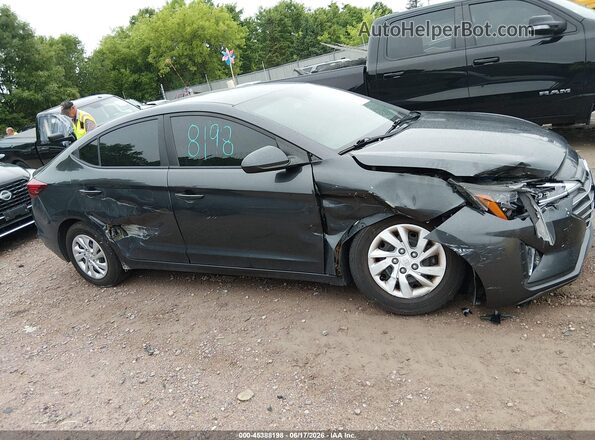5NPD74LF9LH603475 2020 HYUNDAI ELANTRA Серый Вид задней части салона