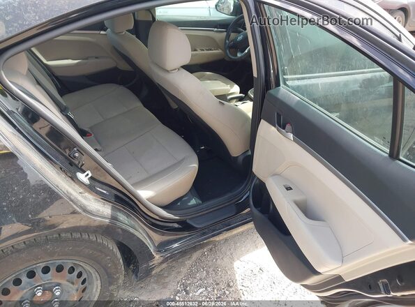 5NPD74LF9LH609647 2020 HYUNDAI ELANTRA Black Widok naklejki z numerem VIN