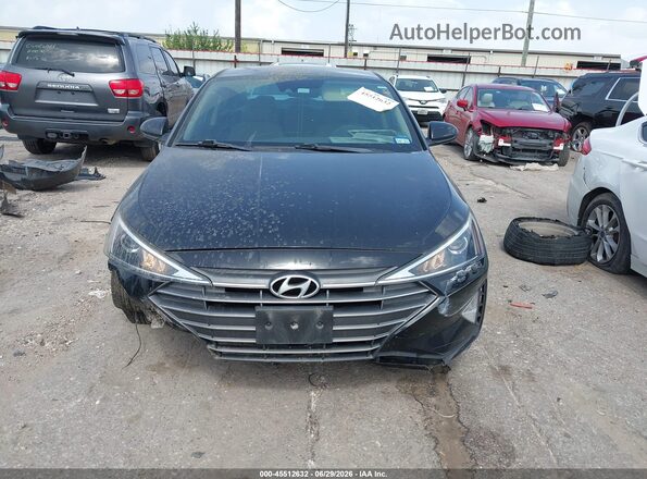 5NPD74LF9LH609647 2020 HYUNDAI ELANTRA Black Widok zestawu wskaźników