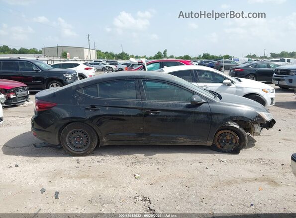 5NPD74LF9LH609647 2020 HYUNDAI ELANTRA Black Widok wnętrza z tyłu