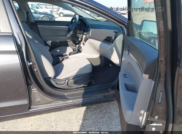 5NPD74LF9LH614816 2020 HYUNDAI ELANTRA Black Вид салону спереду