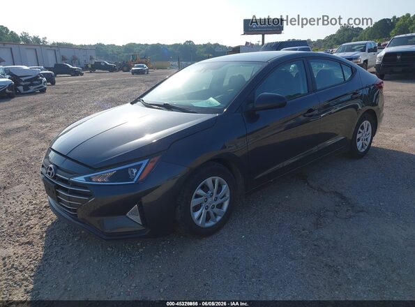 5NPD74LF9LH614816 2020 HYUNDAI ELANTRA Black Передня ліва чверть