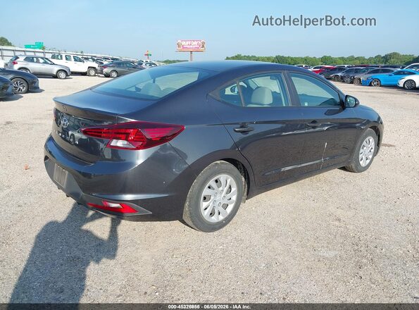 5NPD74LF9LH614816 2020 HYUNDAI ELANTRA Black Задня права чверть