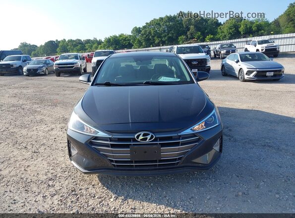 5NPD74LF9LH614816 2020 HYUNDAI ELANTRA Black Вид щитка приладів