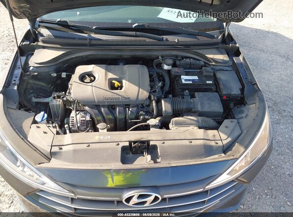 5NPD74LF9LH614816 2020 HYUNDAI ELANTRA Black Вид ззаду