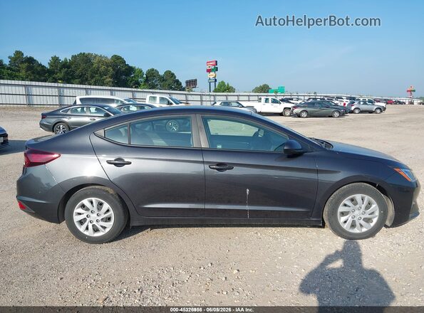 5NPD74LF9LH614816 2020 HYUNDAI ELANTRA Black Вид задньої частини салону