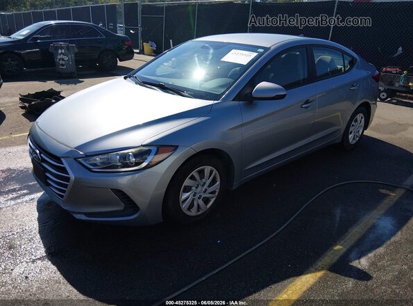 5NPD74LFXHH150474 2017 HYUNDAI ELANTRA Gray Przód lewy