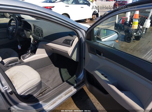 5NPD74LFXHH150474 2017 HYUNDAI ELANTRA Gray Widok wnętrza z przodu