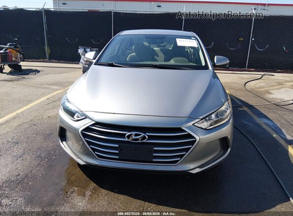 5NPD74LFXHH150474 2017 HYUNDAI ELANTRA Gray Widok zestawu wskaźników