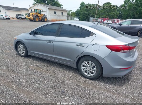 5NPD74LFXHH196841 2017 HYUNDAI ELANTRA Gray Trasero izquierdo