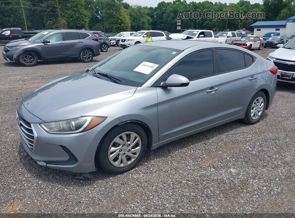 5NPD74LFXHH196841 2017 HYUNDAI ELANTRA Gray Vista tres cuartos delantera izquierda
