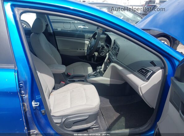 5NPD74LFXHH200211 2017 HYUNDAI ELANTRA Blue Vista interior delantera