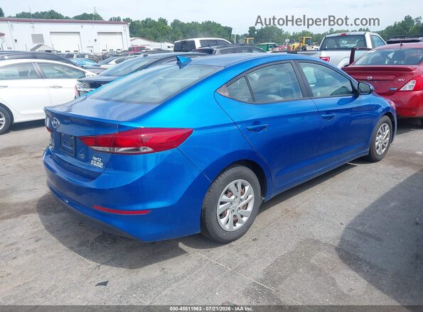 5NPD74LFXHH200211 2017 HYUNDAI ELANTRA Blue Trasero derecho
