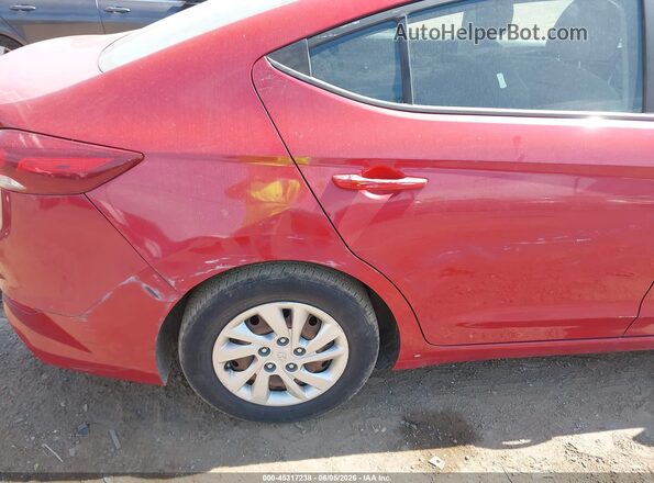 5NPD74LFXHH210866 2017 HYUNDAI ELANTRA Red 