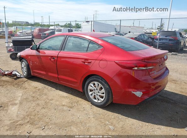 5NPD74LFXHH210866 2017 HYUNDAI ELANTRA Red 