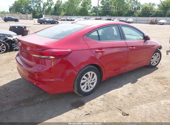 5NPD74LFXHH210866 2017 HYUNDAI ELANTRA Red 