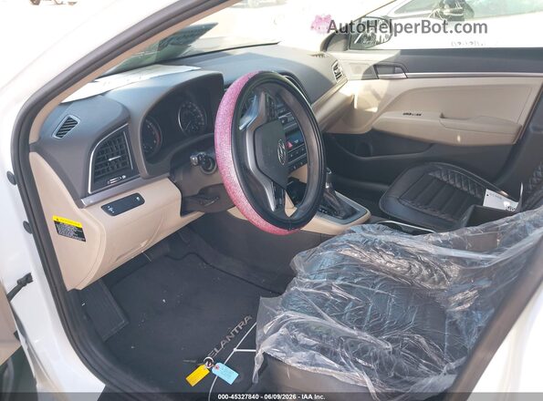 5NPD74LFXJH259863 2018 HYUNDAI ELANTRA White Vista interior trasera