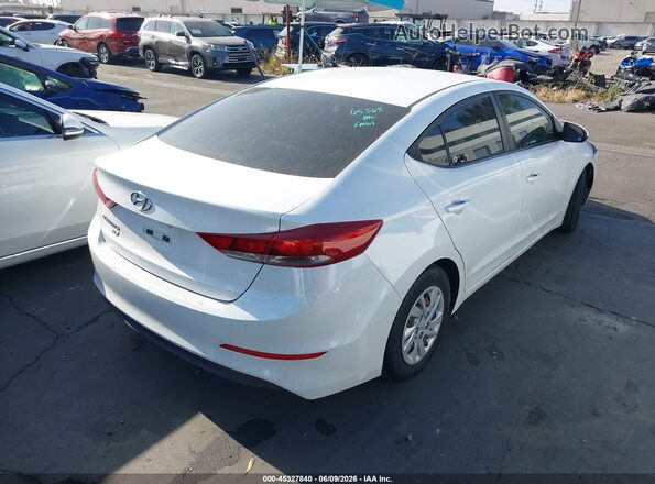 5NPD74LFXJH259863 2018 HYUNDAI ELANTRA White Trasero derecho