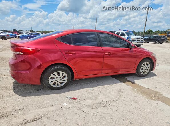 5NPD74LFXJH294676 2018 HYUNDAI ELANTRA Красный Задняя правая четверть