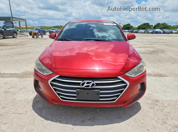 5NPD74LFXJH294676 2018 HYUNDAI ELANTRA Красный Вид спереди