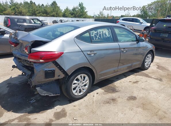 5NPD74LFXJH320743 2018 HYUNDAI ELANTRA Gray Հետևի աջ