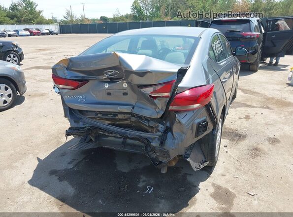 5NPD74LFXJH320743 2018 HYUNDAI ELANTRA Gray Դիմացի տեսք