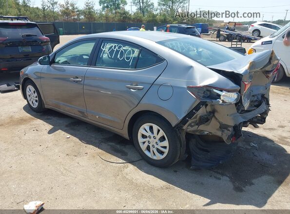 5NPD74LFXJH320743 2018 HYUNDAI ELANTRA Gray Հետևի ձախ