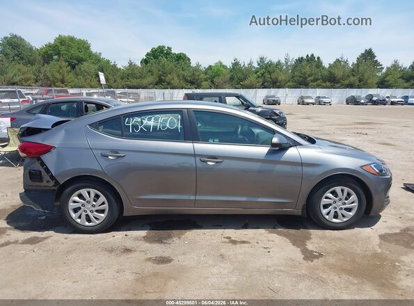 5NPD74LFXJH320743 2018 HYUNDAI ELANTRA Gray Սալոնի 360 աստիճան տեսք