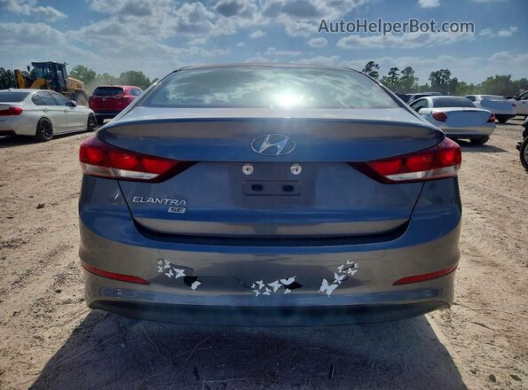 5NPD74LFXJH338921 2018 HYUNDAI ELANTRA Gray Вид ззаду