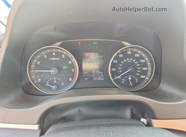 5NPD74LFXJH338921 2018 HYUNDAI ELANTRA Gray Вид щитка приладів